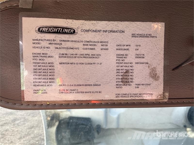Freightliner M2 106 Грузовики-Рефрижераторы