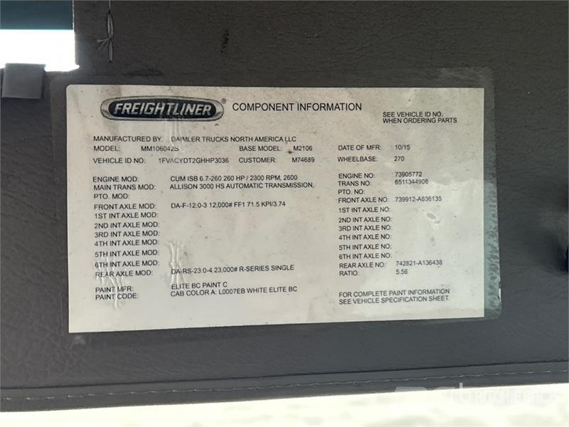 Freightliner M2 106 4x2 Van Truck Samochody ciężarowe ze skrzynią zamkniętą