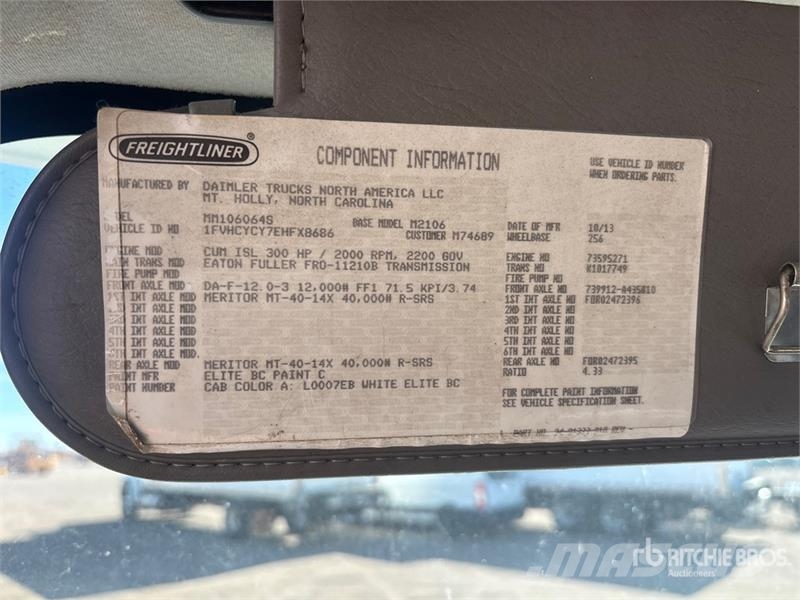 Freightliner M2 106 6x4 Van Truck Dobozos teherautók