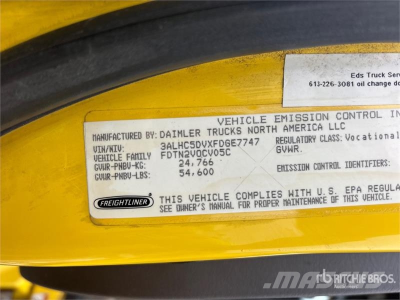 Freightliner M2 112 Kabīnes un interjers