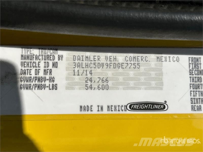 Freightliner M2 112 Kabīnes un interjers