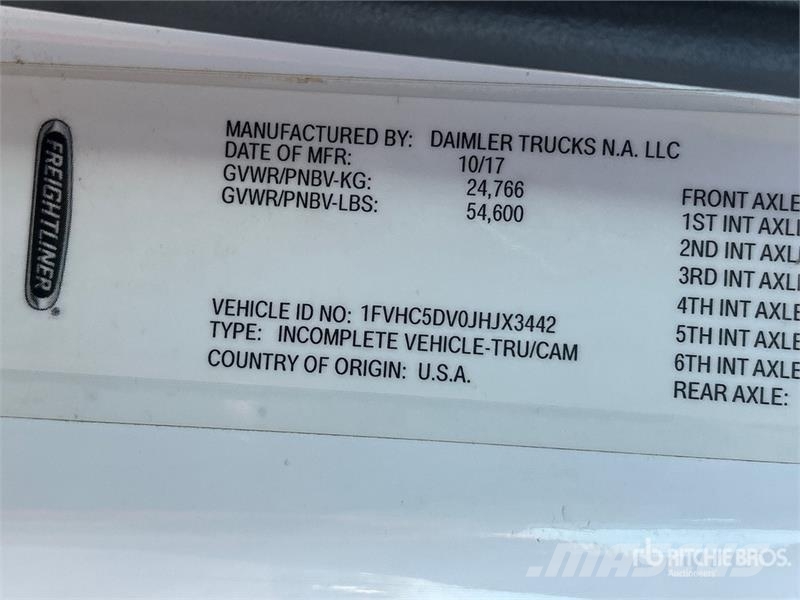 Freightliner M2 112 Тентованные грузовики