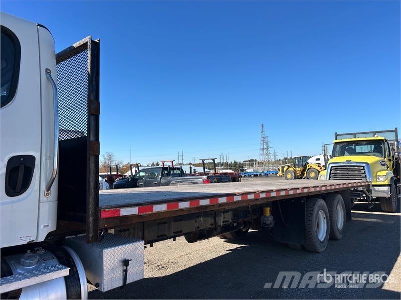 Freightliner M2 112 6x4 Flatbed Truck Pritschenwagen/Pritschenwagen mit Seitenklappe