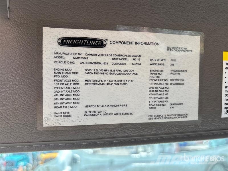 Freightliner M2 112 6x4 Flatbed Truck Lava-kuorma-autot