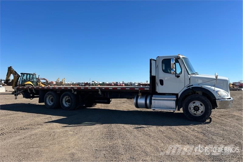 Freightliner M2 112 6x4 Flatbed Truck Pritschenwagen/Pritschenwagen mit Seitenklappe