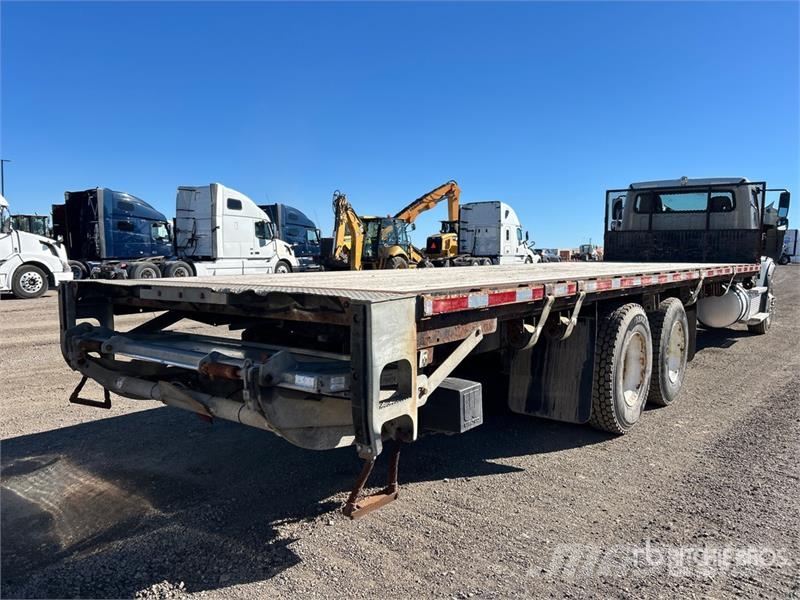 Freightliner M2 112 6x4 Flatbed Truck Pritschenwagen/Pritschenwagen mit Seitenklappe