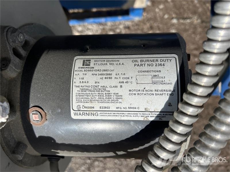 Frost Fighter Fighter OHV #350 LP/NG 350000 BTU Space He Verhittings en ontdooi apparatuur