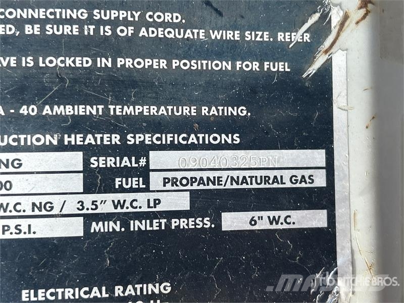 Frost Fighter IDF500 LP/NG Heating and thawing equipment