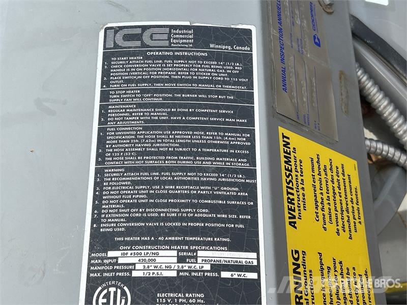 Frost Fighter IDF500 LP/NG Kühl- und Heizsysteme