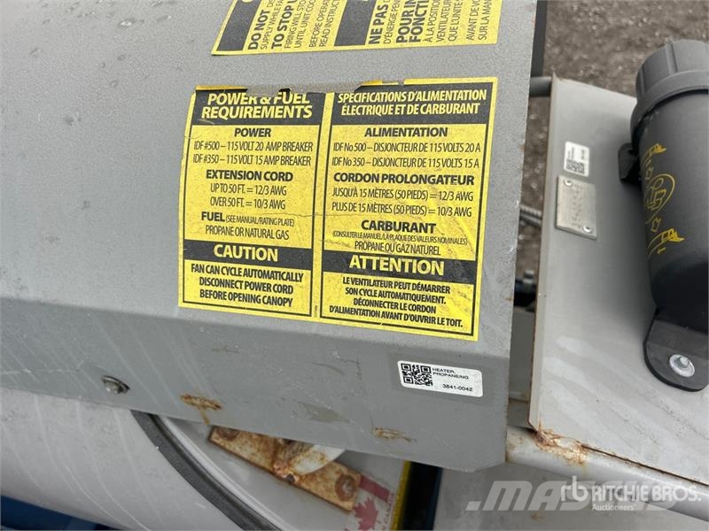 Frost Fighter IDF500 LP/NG Heating and thawing equipment
