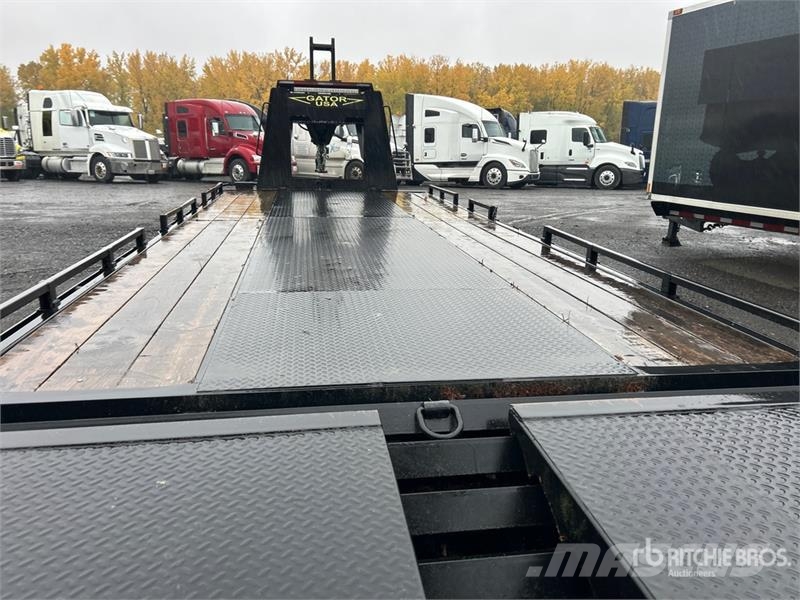 Gator 25 ft T/A Gooseneck Equipment Trailer Biltransporter henger