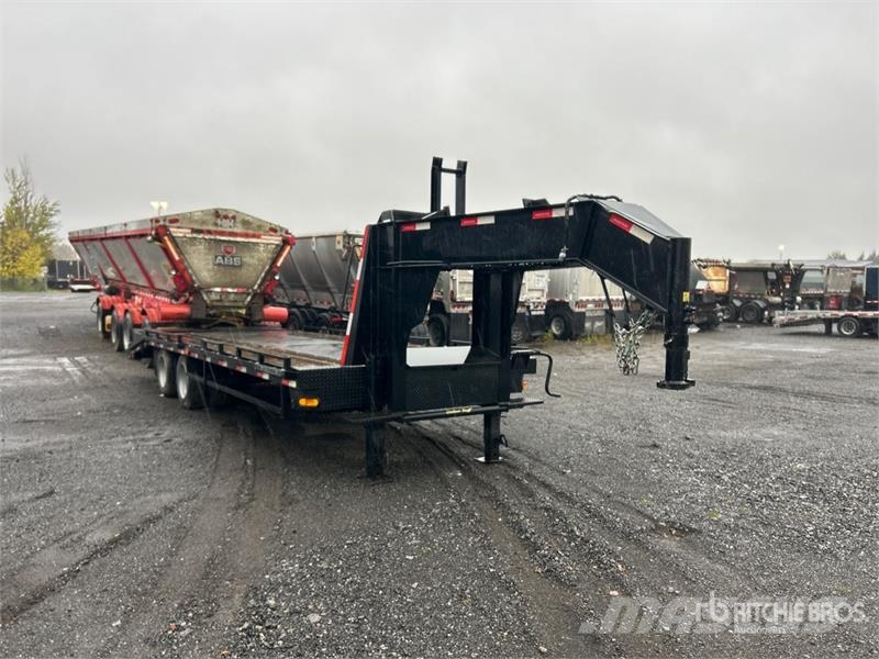 Gator 25 ft T/A Gooseneck Equipment Trailer Biltransporter henger