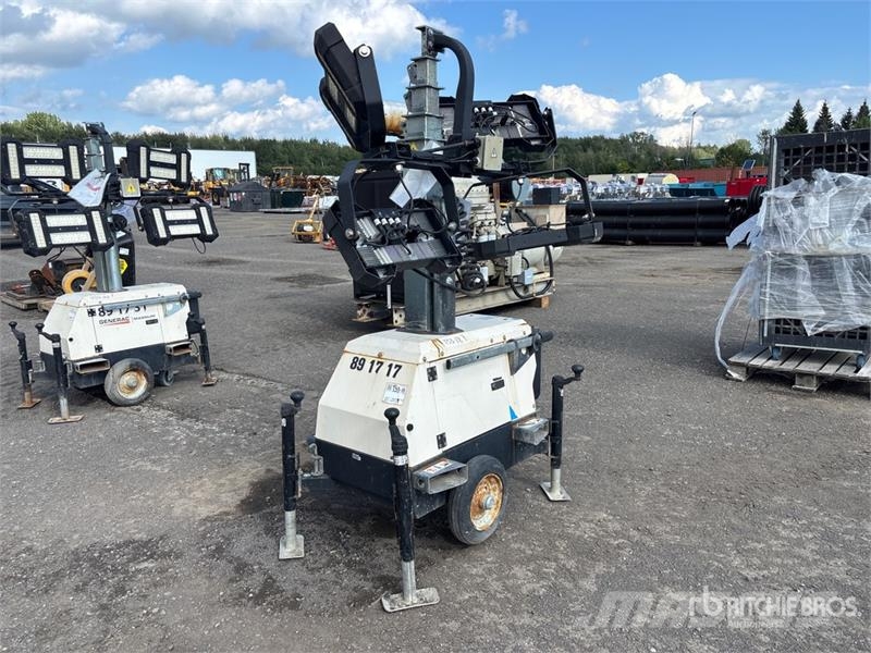 Generac Magnum PLT240 Light Tower Valopylväät