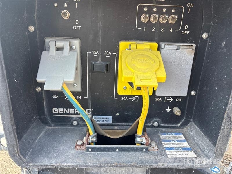 Generac Magnum PLT240 Light Tower Valopylväät