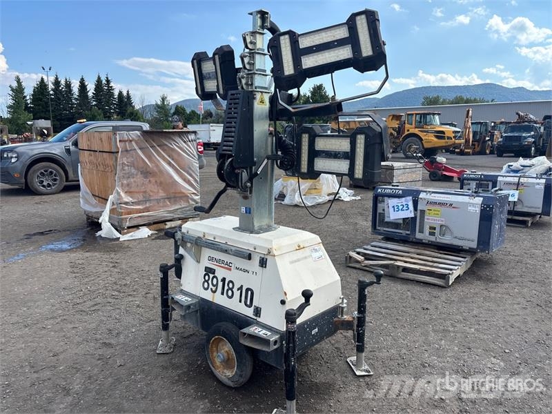 Generac Magnum PLT240 Light Tower Valopylväät