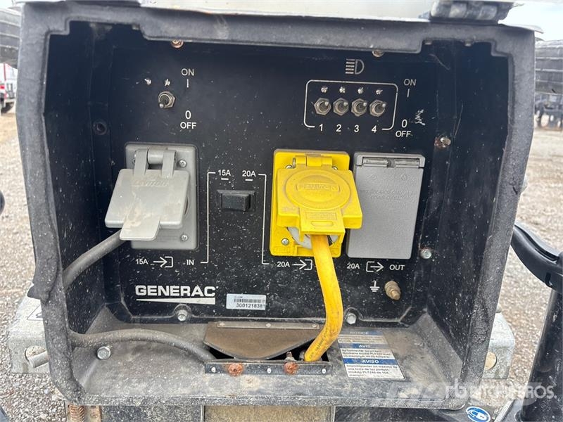 Generac Magnum PLT240 Light Tower Valopylväät