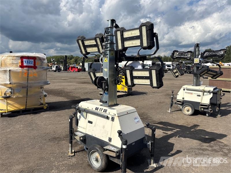 Generac Magnum PLT240 Light Tower Valopylväät