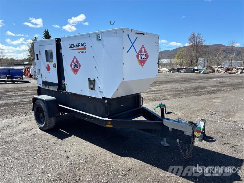 Generac MDG75 60 kW Mobile Generator Set ディーゼル発電機
