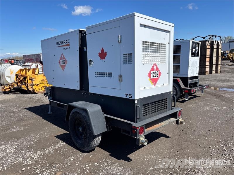 Generac MDG75 60 kW Mobile Generator Set ディーゼル発電機