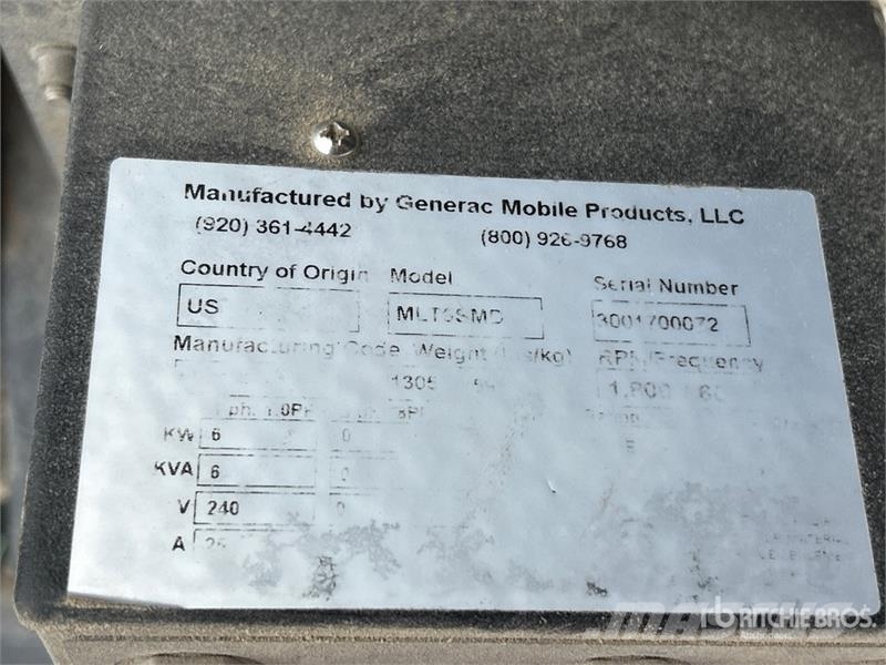Generac MLT6SMD ライトタワー
