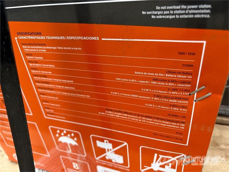 Generac of (3) Generac GB2000 Generator Set (Unused) Diesel Generators