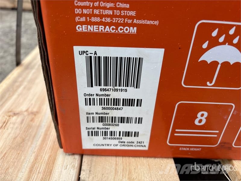 Generac of (3) Generac GB2000 Generator Set (Unused) Diesel Generators