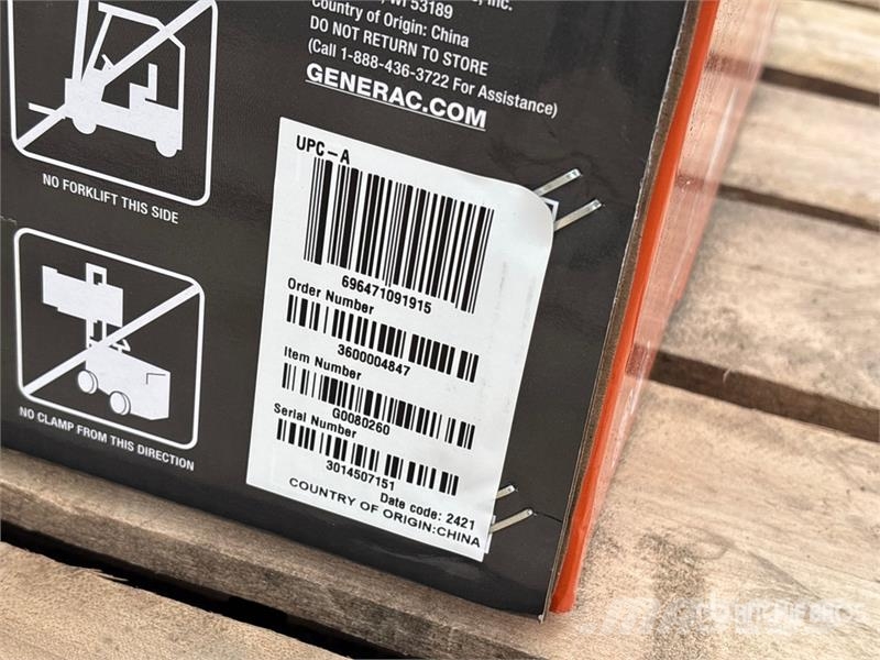 Generac of (3) Generac GB2000 Generator Set (Unused) Diesel Generators