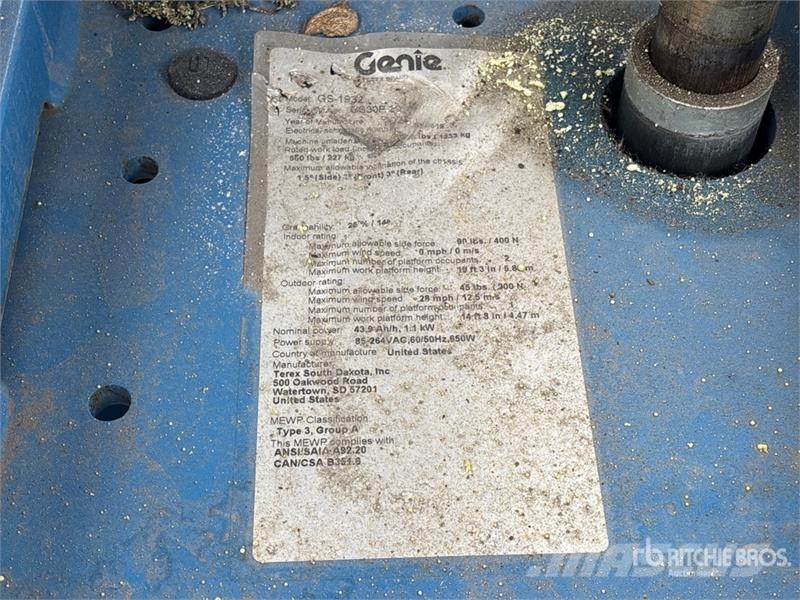 Genie GS-1932 Electric Scissor Lift Šķerveida pacēlāji