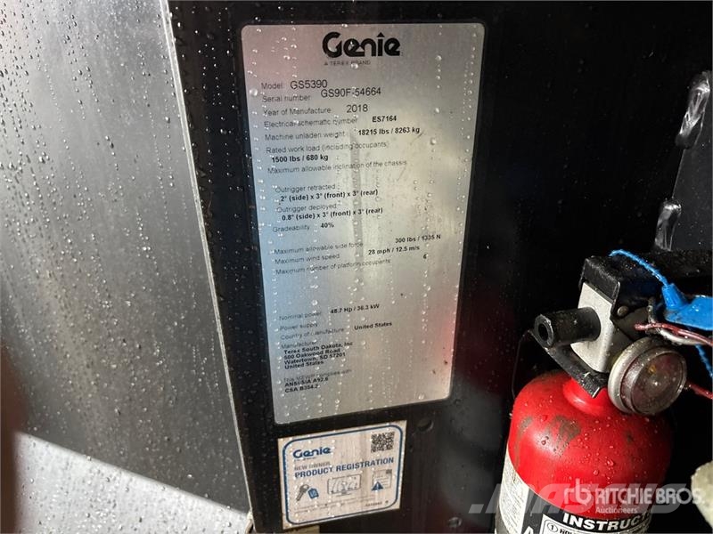 Genie GS-5390 4x4 Diesel Scissor Lift رافعات مقصية الشكل