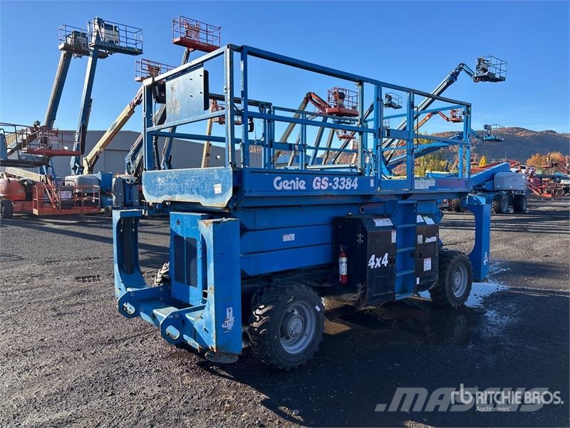 Genie GS3384RT 4x4 Dual Fuel Scissor Lift Scissor lifts