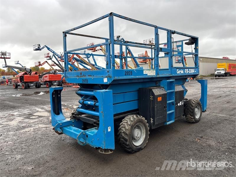 Genie GS3384RT 4x4 Dual Fuel Scissor Lift رافعات مقصية الشكل