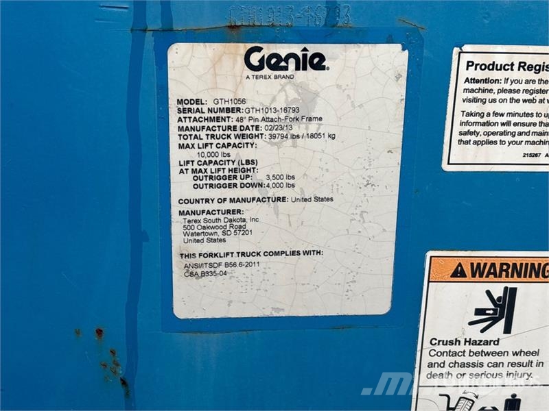 Genie GTH-1056 Teleskoplæssere