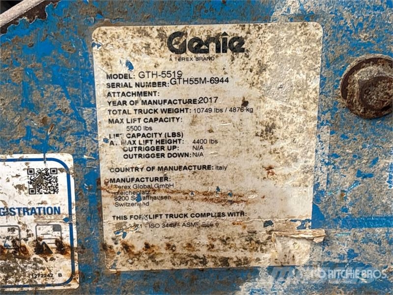Genie GTH-5519 Teleskopski viljuškari