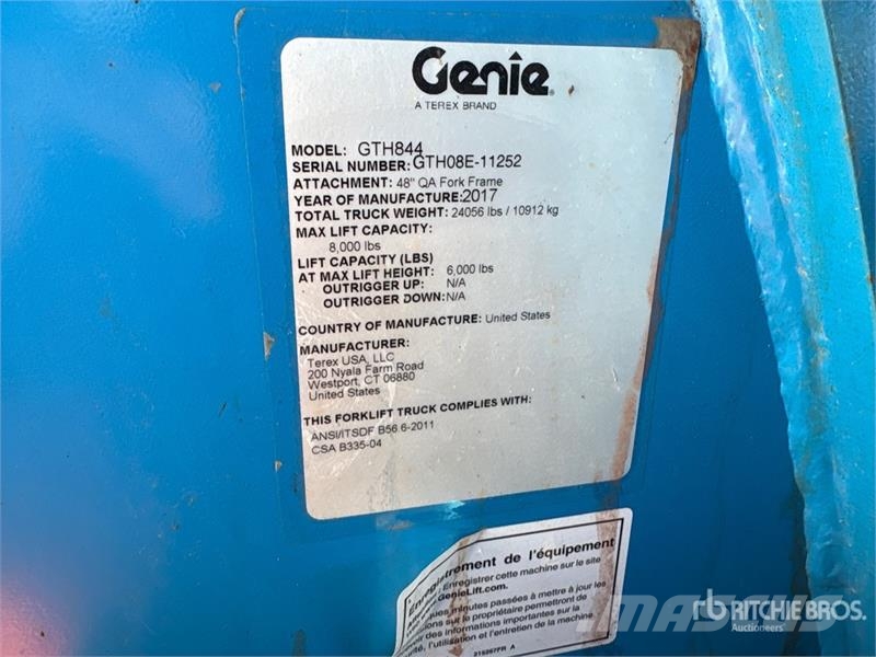 Genie GTH-844 Telescopic handlers