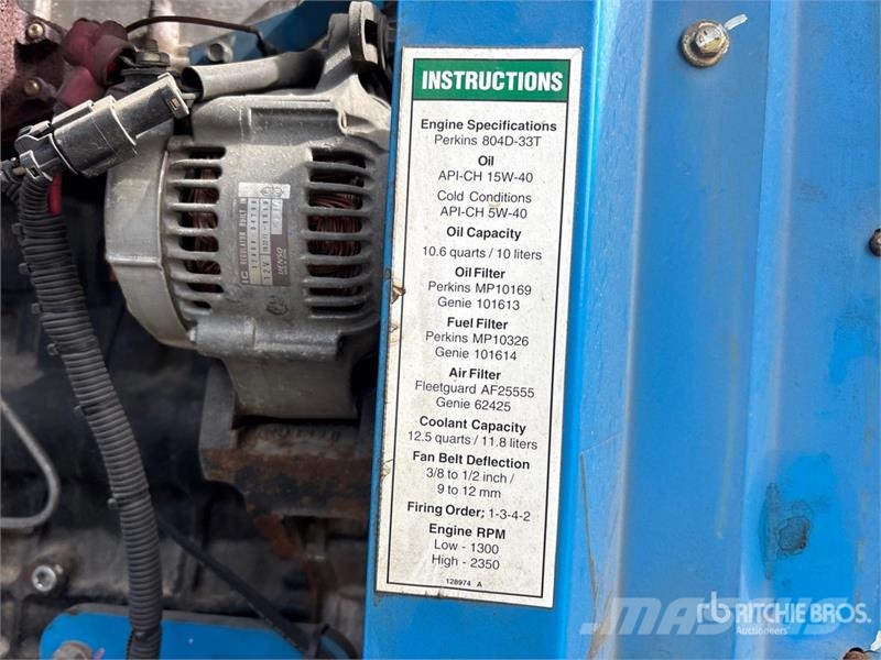 Genie S-125 4WD Diesel Telescopic Boom Lift Teleskopske dvižne ploščadi