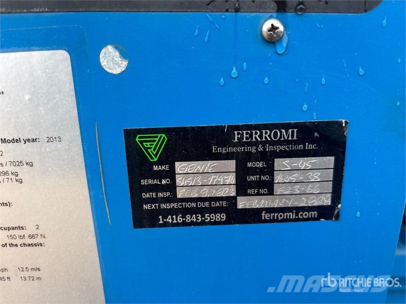 Genie S-45 Teleskopske dvižne ploščadi