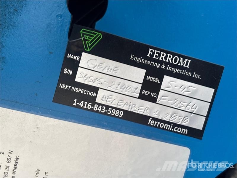 Genie S-45 Teleskopske dvižne ploščadi