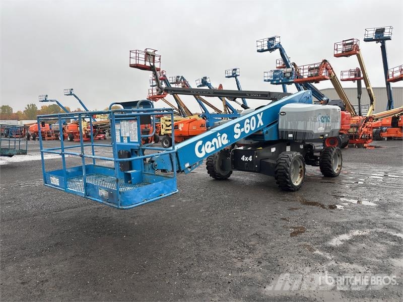 Genie S-60X 4WD Diesel Telescopic Boom Lift Nacelles télescopiques