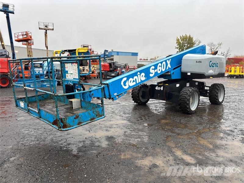 Genie S-60X 4WD Diesel Telescopic Boom Lift Teleszkópos emelők
