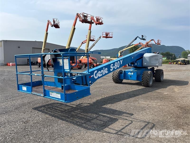 Genie S-80X 4WD Diesel Telescopic Boom Lift Teleskopske podizne platforme