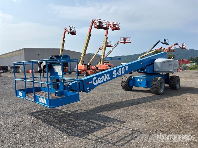 Genie S-80X 4WD Diesel Telescopic Boom Lift Teleskopske podizne platforme