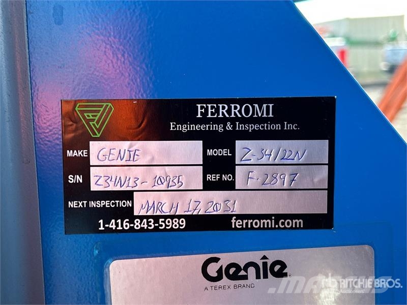 Genie Z-34/22N 2WD Electric Articulating Boom Lift رافعات سلة مفصلية