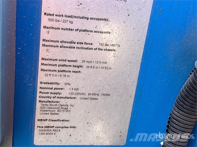 Genie Z-34/22N 2WD Electric Articulating Boom Lift Gelenkteleskoparbeitsbühnen