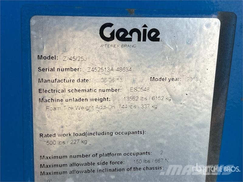 Genie Z-45/25J Articulating Boom Lift رافعات سلة مفصلية
