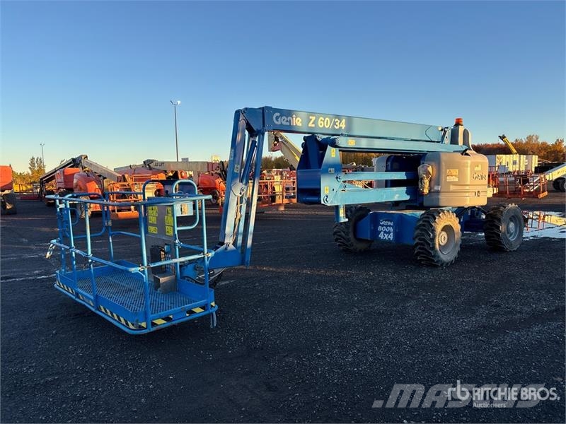 Genie Z-60/34 4WD Diesel Articulating Boom Lift Articulated boom lifts