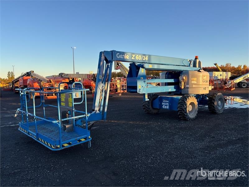 Genie Z-60/34 4WD Diesel Articulating Boom Lift Articulated boom lifts