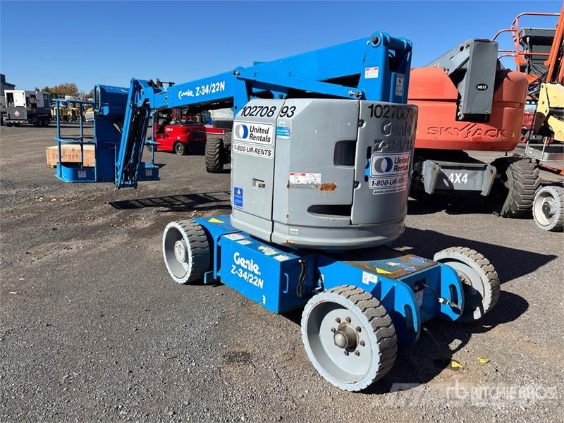 Genie Z34/22N 2WD Electric Articulating Boom Lift Knikarmhoogwerkers