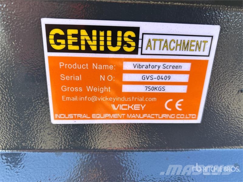 Genius GVS72 Skid-Mounted Vibratory Screen (Unused Crivos
