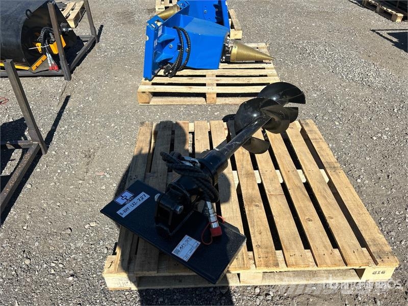  GIYI 11 in Mini Skid Steer Auger (Unused) مثاقيب