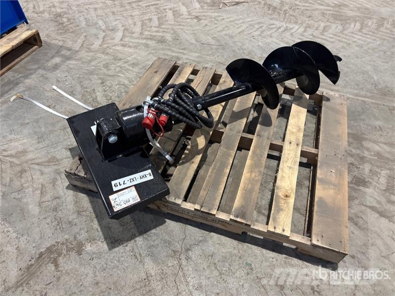 GIYI 12 in Mini Skid Steer Auger (Unused) Tarière